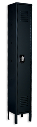 Black color locker