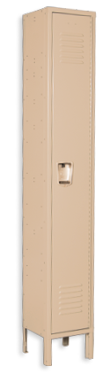 Khaki-tan color locker