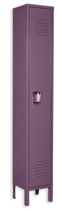 Purple color locker