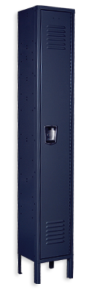 Regal blue color locker