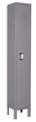 Slate-gray color locker