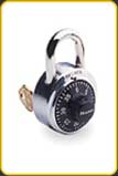 Combination Lock with Key Control -0