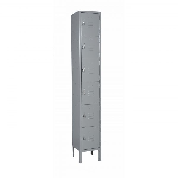 Six Tier 1-Wide Locker, Industrial Lockers