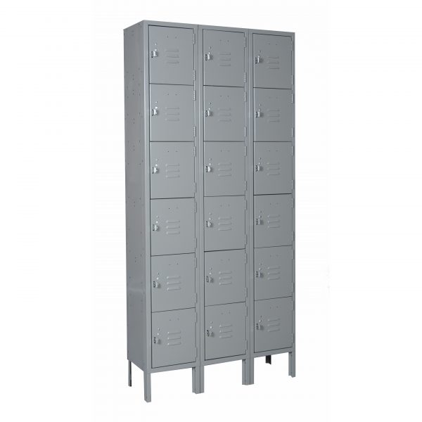 Six Tier 3-Wide Locker Unit-417